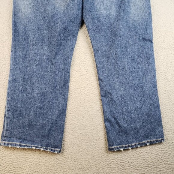 TK Axel Jeans Men's 40x30 Slim Boot Stretch Blue Denim Pants Medium Wash - Picture 7 of 16